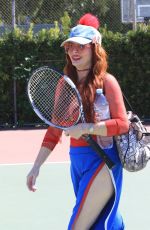 PHOEBE PRICE at a Tennis Courts in Los Angeles 05/27/2021