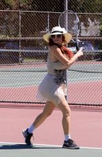 PHOEBE PRICE Playing Tennis in Los Angeles 05/24/2021