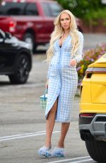 Pregnant CHRISTINE QUINN Out in West Hollywood 05/07/2021