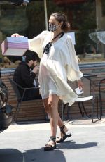 Pregnant GAL GADOT at a Bakery in Los Angeles 05/30/2021