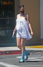 Pregnant HALSEY Out for Coffee in Malibu 05/26/2021