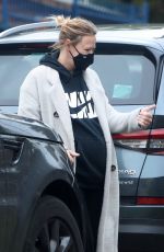 Pregnant KIMBERLEY WALSH Out in London 05/14/2021