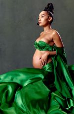 Pregnant LEIGH-ANNE PINNOCK at a Photoshoot, 2021