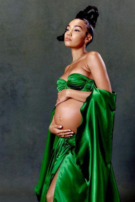 Pregnant LEIGH-ANNE PINNOCK at a Photoshoot, 2021