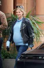 Pregnant PIXIE GELDOF Out in London 04/29/2021