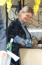 Pregnant PIXIE GELDOF Out in London 04/29/2021