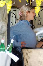 Pregnant PIXIE GELDOF Out in London 04/29/2021