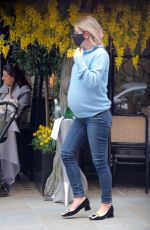 Pregnant PIXIE GELDOF Out in London 04/29/2021