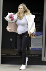 Pregnant RACHEL RILEY at Countdown Studios in Manchester 05/26/2021