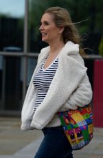 Pregnant RACHEL RILEY Leaves Countdown Studios in Manchester 05/25/2021