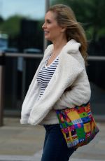 Pregnant RACHEL RILEY Leaves Countdown Studios in Manchester 05/25/2021
