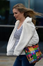 Pregnant RACHEL RILEY Leaves Countdown Studios in Manchester 05/25/2021