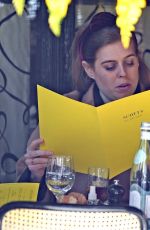 PRINCESS BEATRICE Out for Dinner at Scott