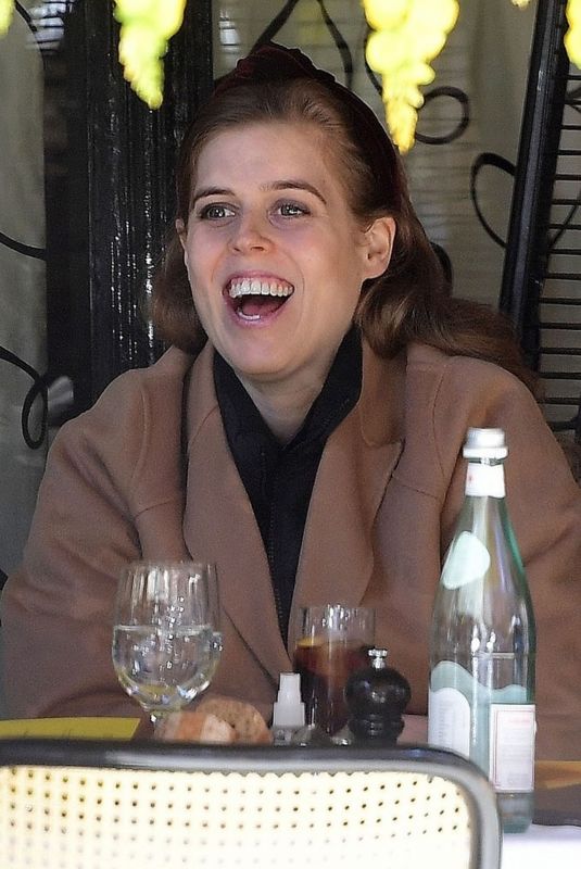PRINCESS BEATRICE Out for Dinner at Scott’s Restaurant in London 05/04/2021