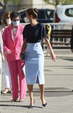 QUEEN LETIZIA OF SPAIN at 10th Anniversary of the Council of Europe Convention on Preventing and Combating Biolence Against Women and Domestic in Madrid 05/19/2021