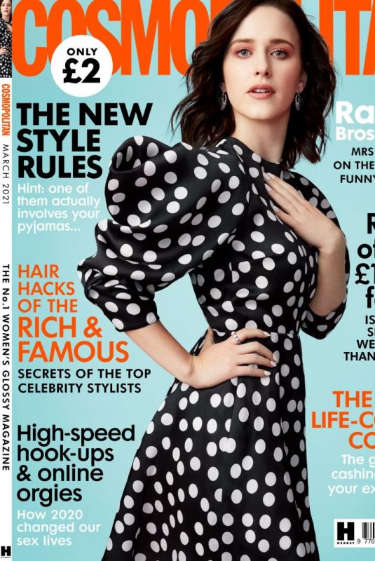 RACHEL BROSNAHAN in Cosmopolitan Magazine, UK March 2021