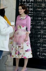 RACHEL BROSNAHAN on the Set of The Marvelous Mrs Maisel in New York 05/13/2021