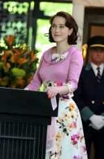 RACHEL BROSNAHAN on the Set of The Marvelous Mrs Maisel in New York 05/15/2021