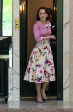 RACHEL BROSNAHAN on the Set of The Marvelous Mrs Maisel in New York 05/15/2021