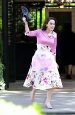 RACHEL BROSNAHAN on the Set of The Marvelous Mrs Maisel in New York 05/15/2021
