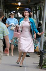 RACHEL BROSNAHAN on the Set of The Marvelous Mrs Maisel in New York 05/17/2021