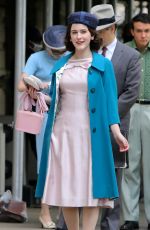 RACHEL BROSNAHAN on the Set of The Marvelous Mrs Maisel in New York 05/17/2021