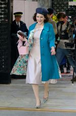RACHEL BROSNAHAN on the Set of The Marvelous Mrs Maisel in New York 05/17/2021