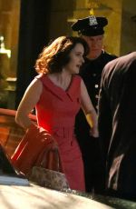 RACHEL BROSNAHAN on the Set of The Marvelous Mrs. Maisel in New York 05/11/2021