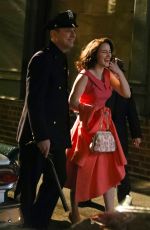 RACHEL BROSNAHAN on the Set of The Marvelous Mrs. Maisel in New York 05/11/2021