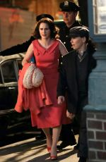 RACHEL BROSNAHAN on the Set of The Marvelous Mrs. Maisel in New York 05/11/2021