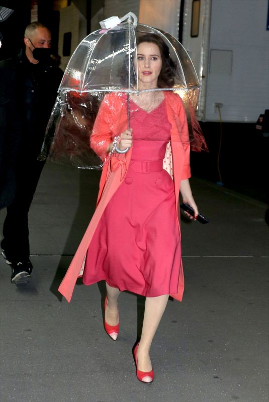 RACHEL BROSNAHAN on the Set of The Marvelous Mrs. Maisel in New York 05/11/2021