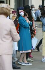 RACHEL BROSNAHAN on the Set of The Marvelous Mrs. Maisel in New York 05/12/2021