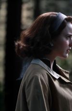 RACHEL BROSNAHAN on the Set of The Marvelous  Mrs. Maisel in New York 05/17/2021