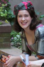 RACHEL BROSNAHAN on the Set of The Marvelous  Mrs. Maisel in New York 05/27/2021
