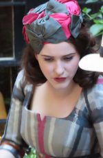 RACHEL BROSNAHAN on the Set of The Marvelous  Mrs. Maisel in New York 05/27/2021