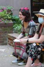 RACHEL BROSNAHAN on the Set of The Marvelous  Mrs. Maisel in New York 05/27/2021