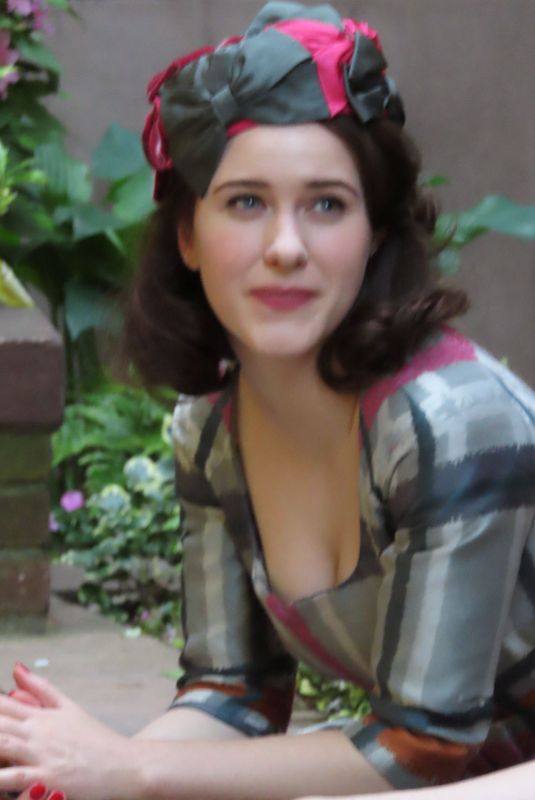RACHEL BROSNAHAN on the Set of The Marvelous  Mrs. Maisel in New York 05/27/2021