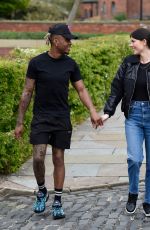 REBECCA GORMLEY and Biggs Chris Out in Manchester 04/30/2021