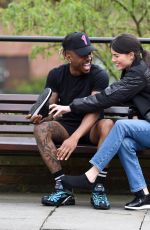 REBECCA GORMLEY and Biggs Chris Out in Manchester 04/30/2021