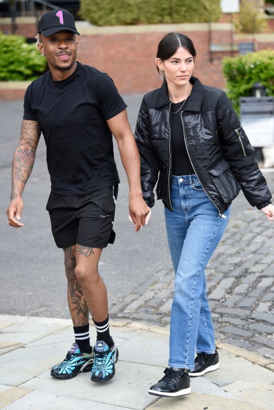 REBECCA GORMLEY and Biggs Chris Out in Manchester 04/30/2021