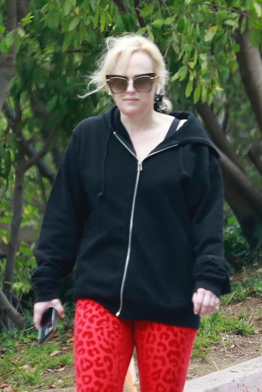 REBEL WILSON Out Hikinig at Griffith Park 05/17/2021