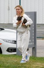 REESE WITHERSPOON Out with Her Dog in Los Angeles 05/10/2021