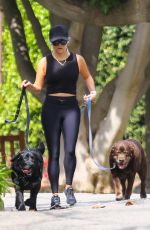 REESE WITHERSPOON Out with Her Dogs in Brentwood 05/01/2021