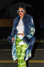 RIHANNA Out for Dinner at Giorgio Baldi in Santa Monica 05/05/2021