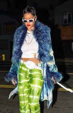 RIHANNA Out for Dinner at Giorgio Baldi in Santa Monica 05/05/2021