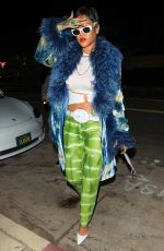 RIHANNA Out for Dinner at Giorgio Baldi in Santa Monica 05/05/2021