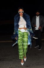 RIHANNA Out for Dinner at Giorgio Baldi in Santa Monica 05/05/2021