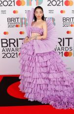 RINA SAWAYAMA at 2021 Brit Awards in London 05/11/2021