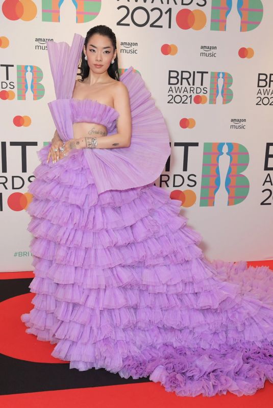 RINA SAWAYAMA at 2021 Brit Awards in London 05/11/2021