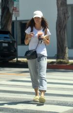 ROBIN ANTIN Out for Iced Drink in Hollywood 05/01/2021